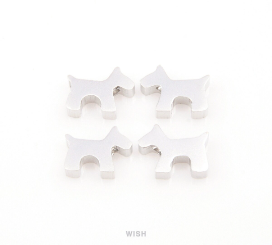 Puppy Beads Pendants in Matte Gold, Dog Beads / Matte Gold / MMG-067-B