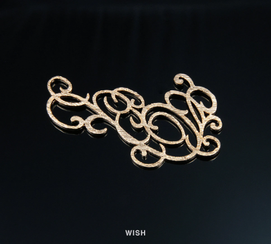 Geometric Pendants in Matte Rhodium, Geometric Charms / MMRH-129-P