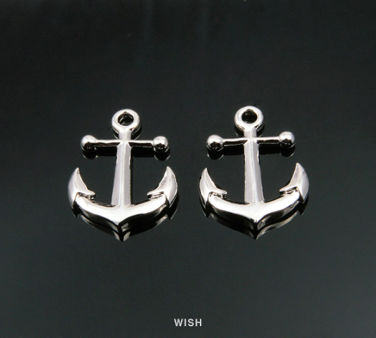 Anchor Pendants in Gold, Anchor Charms / MG-145-P
