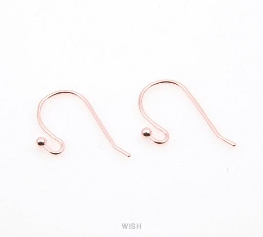 Ball Hook Earrings in Gold, Ball Hook Earrings / FG-012-E (10pcs)