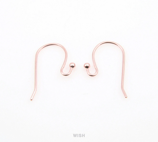 Ball Hook Earrings in Gold, Ball Hook Earrings / FG-012-E (10pcs)