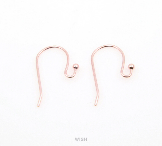 Ball Hook Earrings in Gold, Ball Hook Earrings / FG-012-E (10pcs)